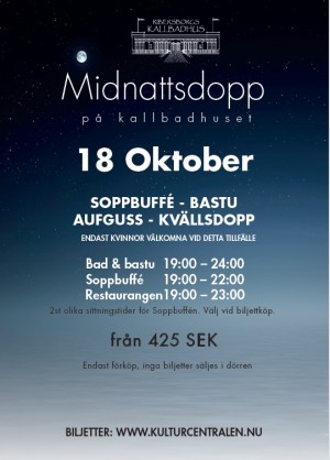Midnattsdopp – endast kvinnor