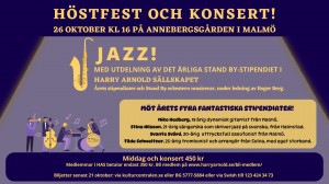 Höstfest med middag och Stipendiekonsert